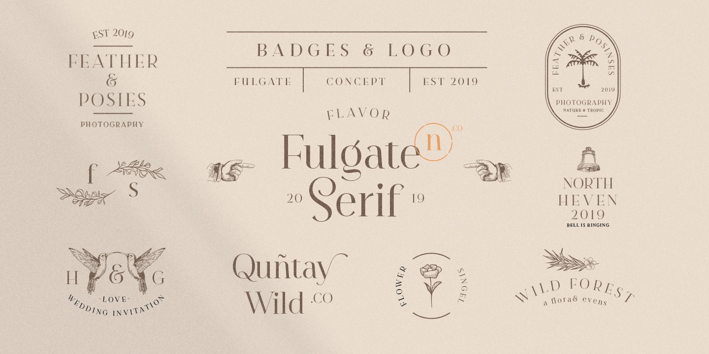 Пример шрифта Fulgate Bold